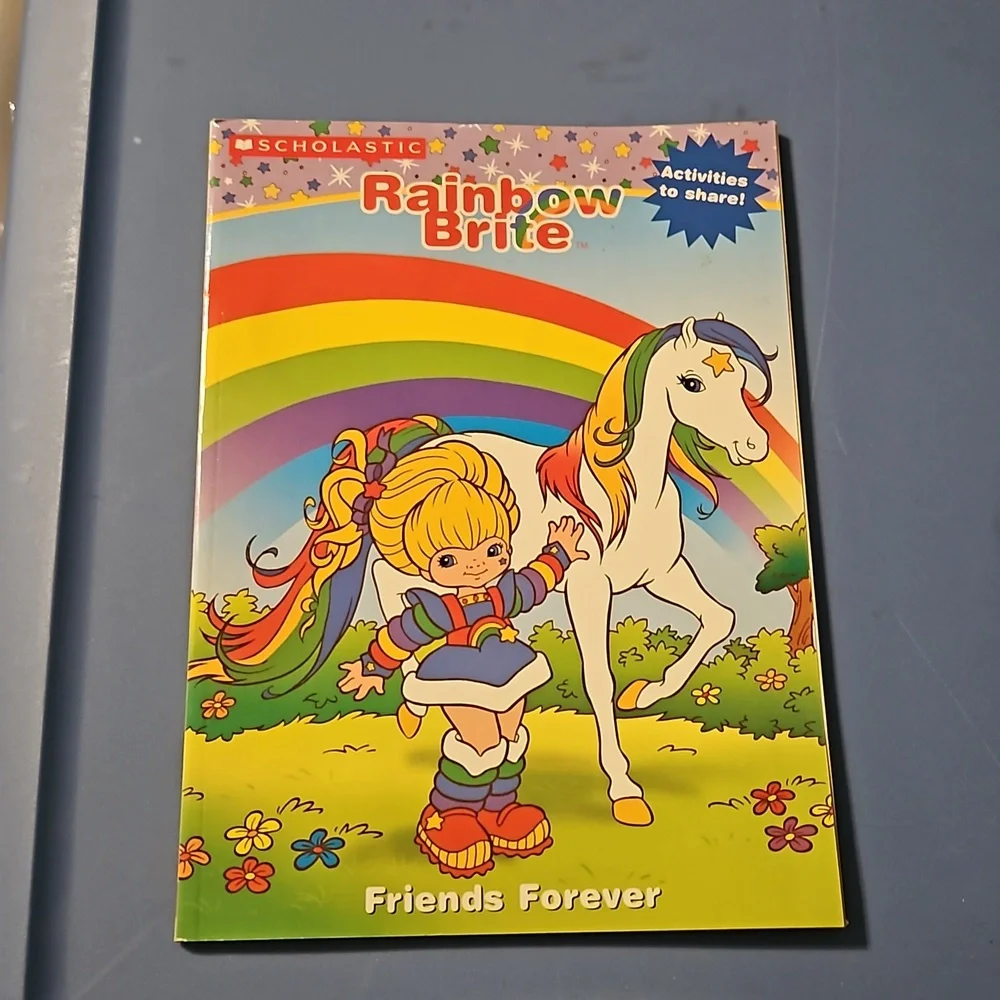 Vintage Never used rainbow Brite coloring book - Picture 1 of 5
